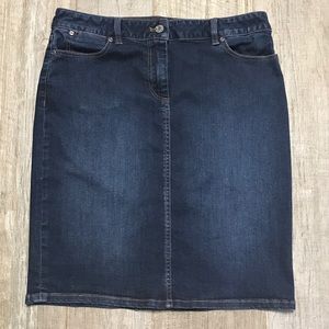 BRAND NEW Talbots Denim Skirt